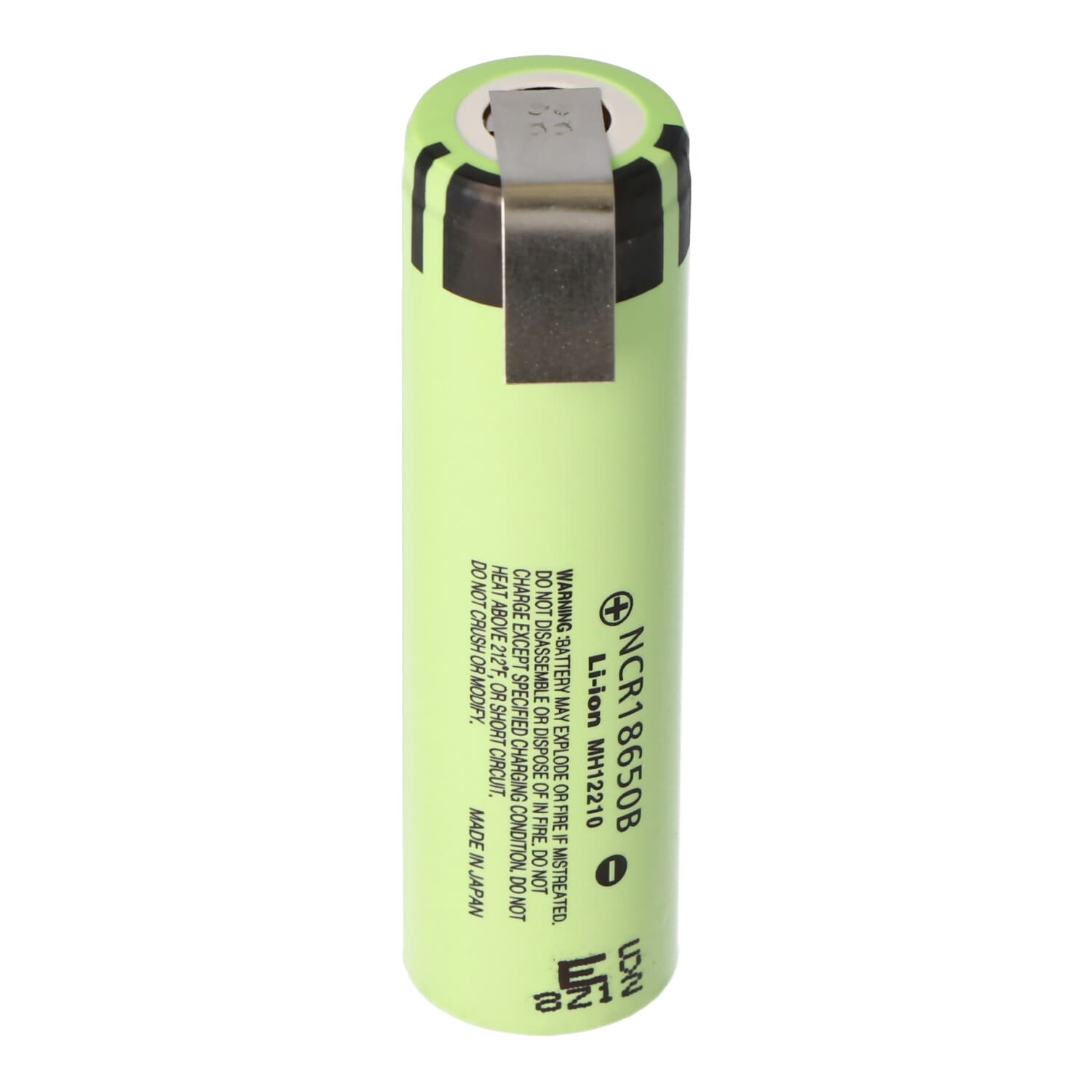 Panasonic NCR18650B 3.6V - Batterie Li-Ion 3.7V 3400mAh + étiquette de soudure en forme de Z