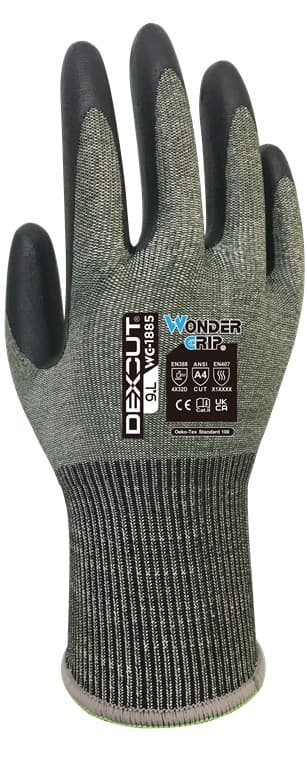 Wonder Grip WG-1885 - Atelier automobile, assemblage, sidérurgie, logistique et transport, protection contre les coupures moyennes et protection