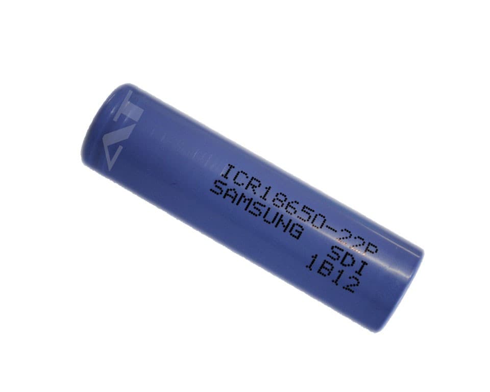 Samsung ICR 18650 22P - 2200mAh, 3.7V + cosse à souder U